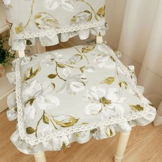 러플의자방석커버