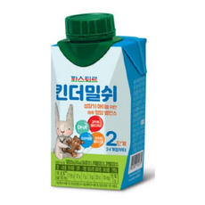 파스퇴르 킨더밀쉬 액상분유 2단계 200ml, 1개입, 6개