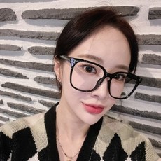 기타 여성 자외선차단 패션 데일리 빅 뿔테안경 67520