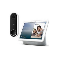 [미국] 872968 Google Nest Hello Smart WiFi Video Doorbell NC5100US + Hub Max w/ Google Assista