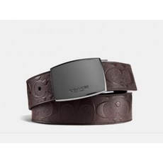 COACH [COACH] Classic plaque cut-to-size reversible signature crossgrain belt 55179 Mahogany
