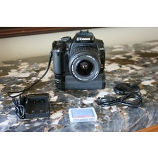 캐논 EOS 레벨 XTi 400D 10.1MP DSLR 카메라 18-55mm 렌즈 장착 테스트 완료