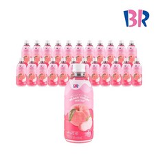 배스킨라빈스 피치 요거트 워터 500ml x 24개(1박스), 24개