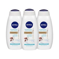 니베아 NIVEA 코코넛 아몬드 밀크 바디 워시 Nourishing 세럼 20 Fl Oz Bottle