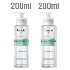 유세린 더모 퓨리파이어 오일 컨트롤 클렌징 젤 200ml, 400ml, 1개