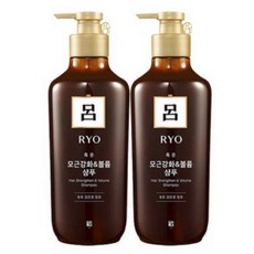  려 흑운 모근강화 볼륨케어 샴푸, 550ml, 2개 