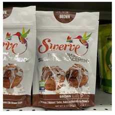Swerve Brown Sugar Replacement 미국 스워브 브라운 슈가 설탕 대체제 천연 조미료 340g 3팩, 3개