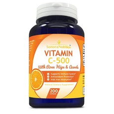 Sonora Nutrition 소노라 뉴트리션 아세로라 천연 비타민C Acerola 1000mg 275정, 0mm, 1개