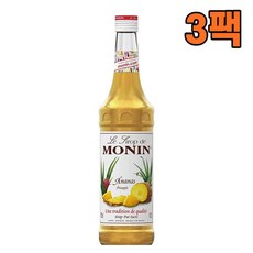 (일본직구) 모닌 파인애플 시럽 700ml, 3팩