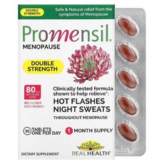 Promensil 프로멘실 폐경기 여성증후군 더블 스트렝스 30정 (한달분), 1개 - procetpoe