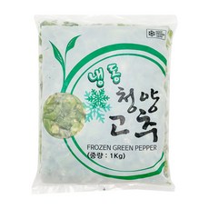 +냉동 청양고추슬라이스 1kg x10봉box, 10개