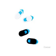 VICHARI 웹캠 보안 커버 2P 개인정보유출방지, 블랙, 2개