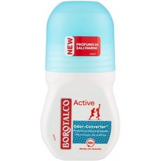 영국직배송 Roberts Borotalco Active Deo 데오도란트 롤온 스틱 with 미네랄 소금 50ml 0 % 알코올!, 1
