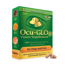 강아지 눈영양제 애견눈물 ocu 오큐글로 pb 강아지 중대형견, 분말 30개 대형캡슐 90개, 1개