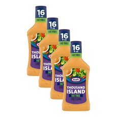 Kraft 크래프트 사우전드 아일랜드 드레싱 팻프리 473ml 4팩, 4개