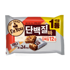 오리온 닥터유단백질바 미니 24개입(337.5g) 1통, 337.5g, 24개