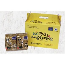 광천김 중앙식품 바른찬 식탁용맛김 12봉, 1개, 12g