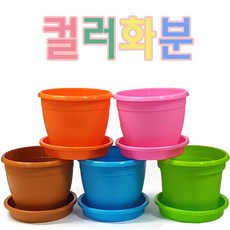 핸디몰 PVC컬러미니화분(원형)