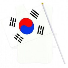 손태극기 미니 깃발 국산 응원용 대한민국 국가행사, 상세페이지 참조, 1개