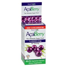 나트롤 아사이 베리 1000mg 75식물성캡슐 Natrol AcaiBerry, 75정, 1개
