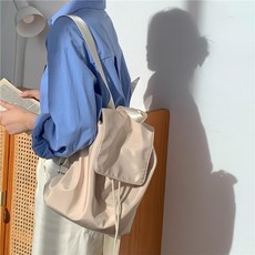 에스알하우스 나일론 미니 백팩 스몰 경량 여성 여자 여행 여행용 생활 방수 캐주얼 스트링 복조리 가방