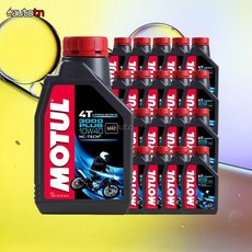 ab 20통 1박스 3000PLUS 10W40 4T MOTUL 모튤 50%합성유 오토바이 엔진오일, 1개