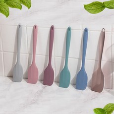 국산 실리콘 미니 스패츌라 볶음 요리 주걱 환경호르몬 없는 스파출라, 버건디, 1개