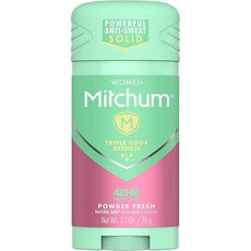 Mitchum 밋첨 데오드란트 우먼 솔리드 파우더 프레쉬, 77g, 2개