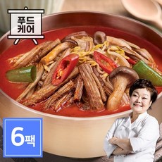 [KT알파쇼핑]든든한끼 빅마마이혜정의 육개장 500g x 6팩, 6개