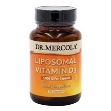 DR. MERCOLA 닥터 머콜라 리포솜 비타민D3 5000IU 30캡슐, 30정, 1개 - 닥터머콜라유산균