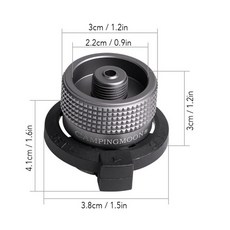 가스 스토브 어댑터 가스 세이버 플러스 부탄 어댑터 가스 어댑터 캠핑 스토브 리필 어댑터 캠핑 배낭 하이킹, 협력사, 세트 d, 1개