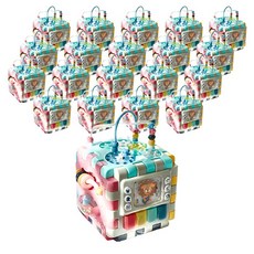 하베브릭스 6 in 1 변신큐브 영아완구, 혼합색상, 20개