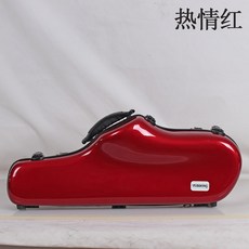 순정 테너색소폰 유리강소재 하드케이스 색소폰가방, 빨강