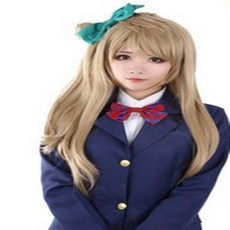 Uniwigs 가발 Love Live! 러브 라이브 남쪽 작은 새 코스프레 가발 변장 의상 소품 내열 인터넷 기능