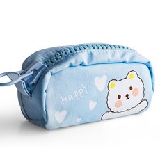 심플 필통 초등학생필통 신학기 선물 중학생 고등학생 대학생필통 WG201030245Z, 고양 이 는 파란색 이다