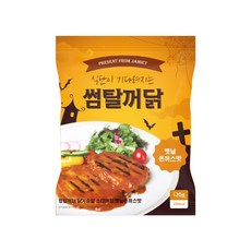 재미어트 썸탈꺼닭 닭가슴살 스테이크 옛날 돈까스맛, 10개, 120g - 미친닭