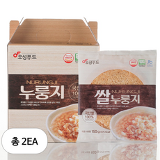 오성푸드 쌀 누룽지, 150g, 2박스