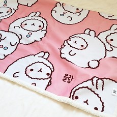 [바보사랑]몰랑 무릎담요, 핑크