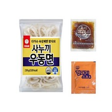 천일 사누끼 우동 10인분 세트 (면1인분10개+소스10개+건더기10개), 230g, 1개