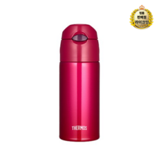 써모스 진공 단열 스트로 보틀 FHL-400K, 스트로베리레드, 11세트, 400ml
