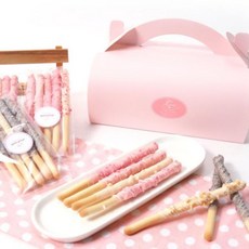 핑크롤 막대과자 만들기세트 수제과자 빼빼로 DIY, 단품