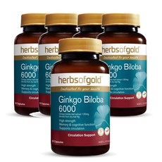 호주 허브스 오브 골드 Herbs of Gold Ginkgo Biloba 징코빌로바 6000 60캡슐