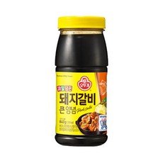 오뚜기 소문난 돼지갈비큰양념 840G 야식 분식 자취템 쏘울푸드, 2개