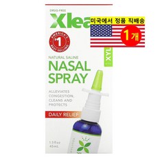 Xlear 네이절 자일리톨 식염수 스프레이, 1개, 45ml