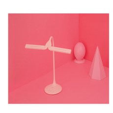 PRISM LED스탠드 무선 충전 독서등 밝기조절 시력보호 학생스탠드, 베이비핑크