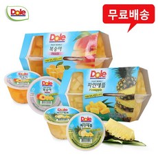 돌 후룻볼(4개입)x2팩(복숭아1팩+파인애플1팩)/무배