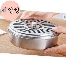 캠핑장 야외 모기향 연소 튼튼한 철제 받침대 모기향케이스 모기향거치대, 톱니형