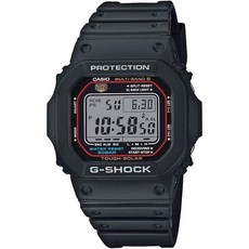 카시오 G-Shock GWM5610-1 남성용 솔라 블랙 레진 스포츠 시계