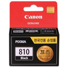 캐논 PG-810 (검정/정품잉크/표준용량/9ml) (WAAD30B), 1개, 본상품선택