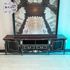 영국앤틱 고가구 신고전 원목 캐비닛 거실가구 유럽풍 미니어처형 모던 윙팁 캐비닛 블랙, 01 1.8미터, 01 복장을 갖추다
